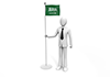 Businessman holding the flag of Saudi Arabia --Business ｜ People ｜ Free Illustrations